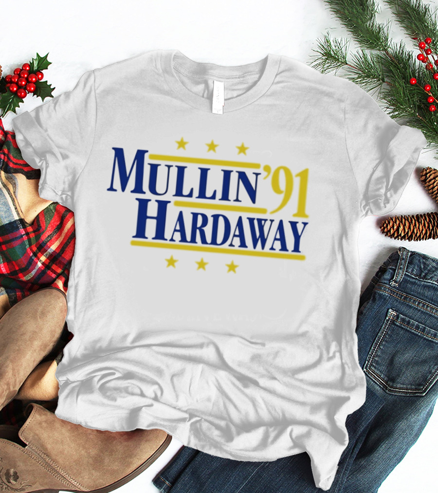 Mullin Hardaway 91 Stars Golden State Warriors T-Shirt
