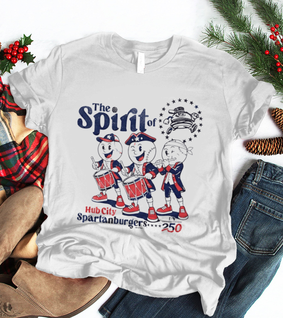 The Spirit Of Hub City Spartanburgers 250 Drummers Parade T-Shirt