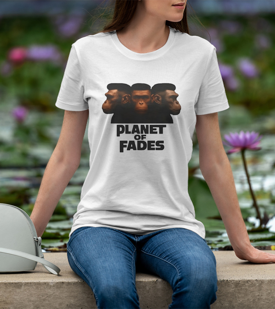 Three Chimpanzees Planet Of Fades T-Shirt