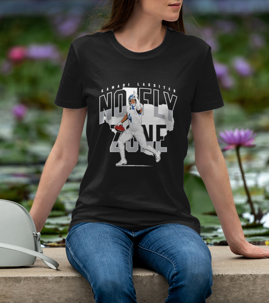 Kamari Lassiter No Fly Zone Football T-Shirt