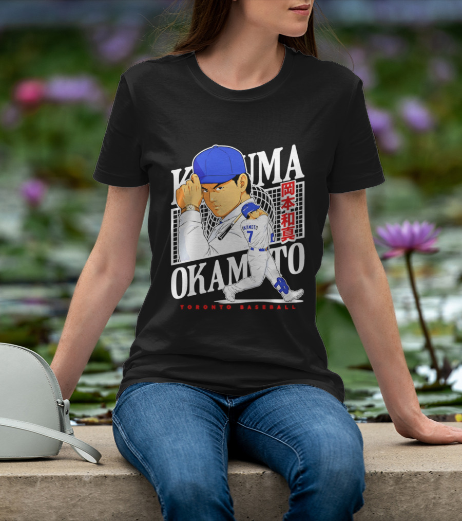 Kazuma Okamoto Toronto Baseball Anime T-Shirt