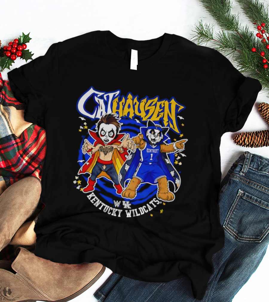 CatHausen Danhausen With Kentucky Wildcats Collaboration T-Shirt