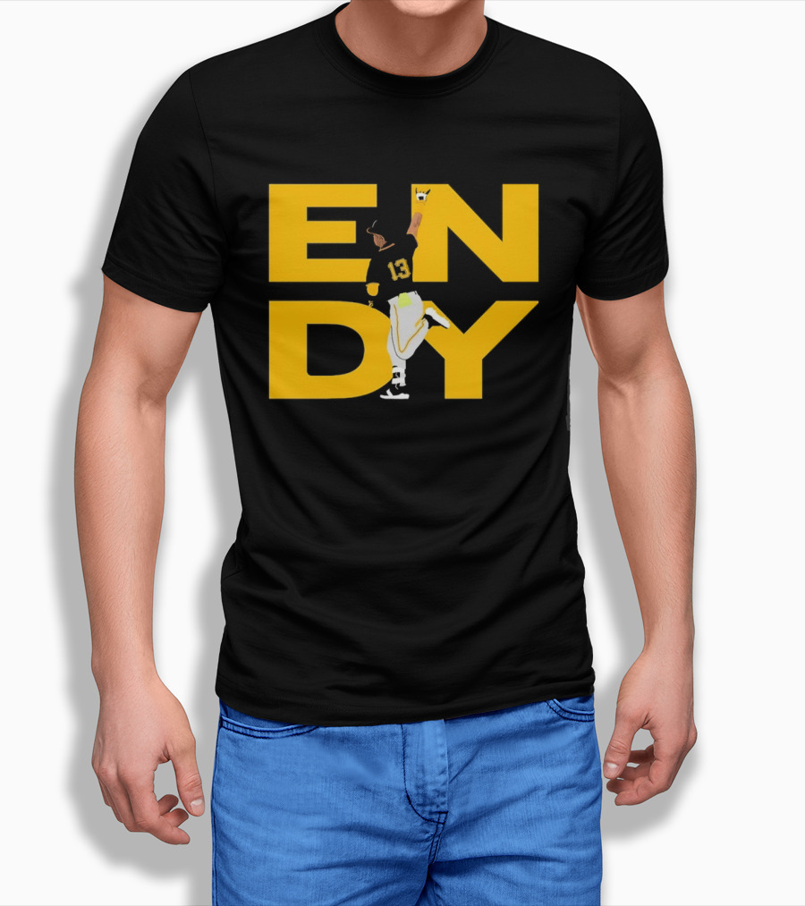 Endy Rodríguez 13 Pittsburgh Pirates Baseball T-Shirt