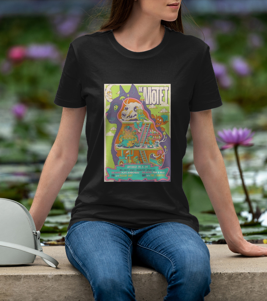 The Motet Plays Jamiroquai Halloween 2026 Cervantes Denver Concert Funk Is Dead Diggin' Dirt The Jauntee T-Shirt