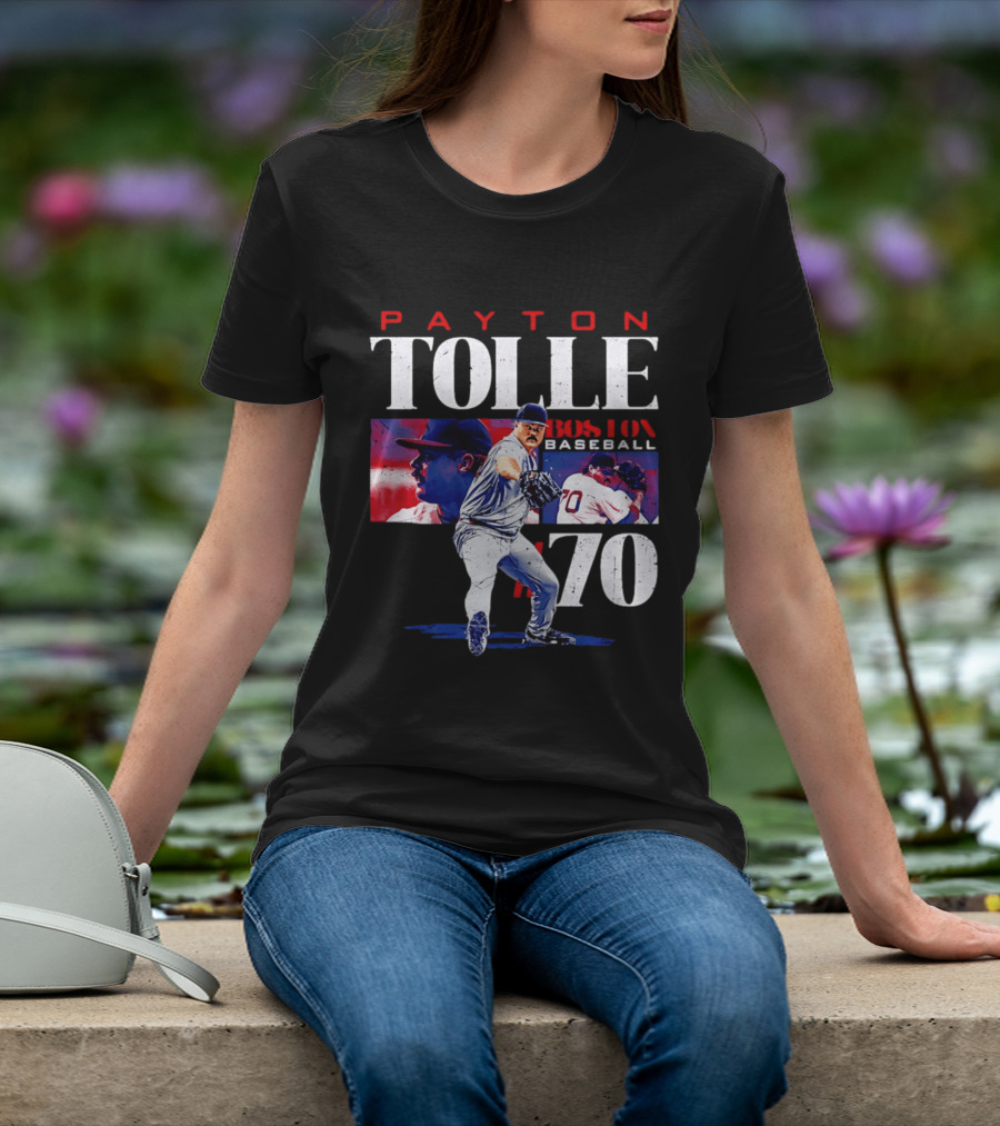 Boston Red Sox Payton Tolle 70 MLB Baseball T-Shirt