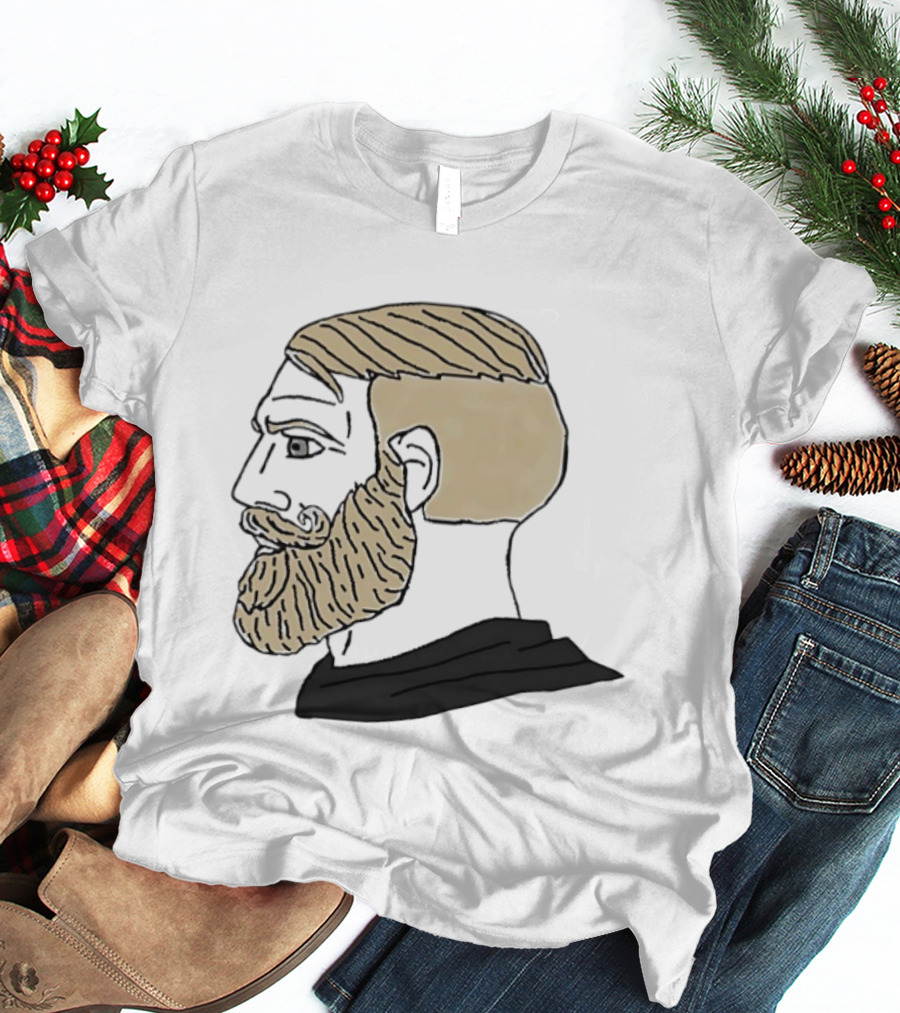 Chad Complex Gigachad Meme Alpha Male Profile T-Shirt