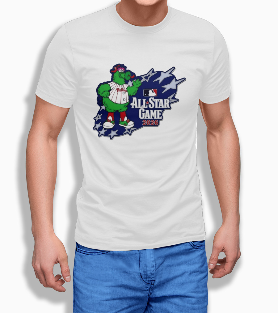 Philadelphia Phillies MLB All Star Game 2026 Phanatic Stars T-Shirt
