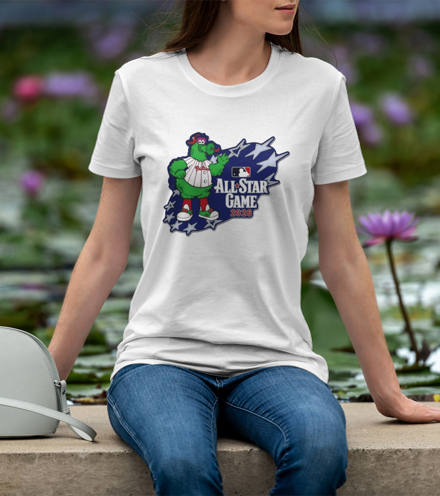 Philadelphia Phillies MLB All Star Game 2026 Phanatic Stars T-Shirt