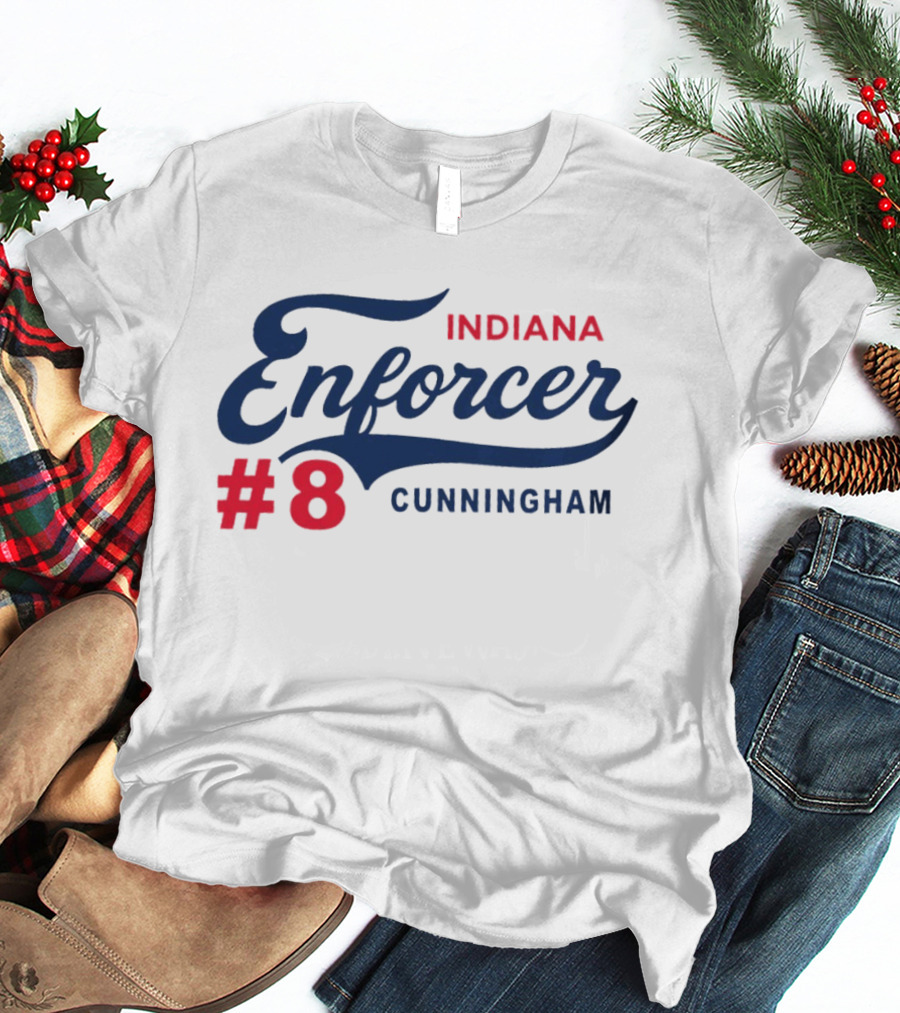 Sophie Cunningham Indiana Enforcer #8 Cunningham Indiana Basketball T-Shirt