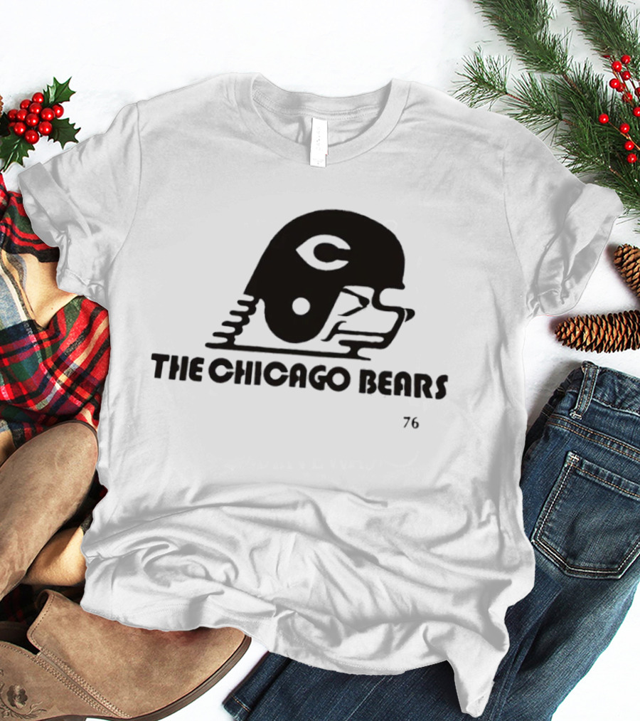 The Chicago Bears Helmet Logo 76 T-Shirt