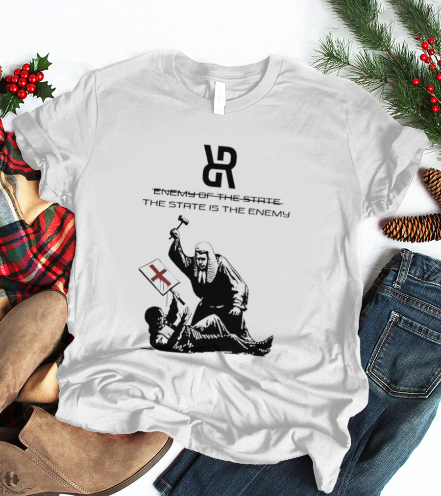 Revolutionary Struggle Judging The State Is The Enemy Political Protest T-Shirt