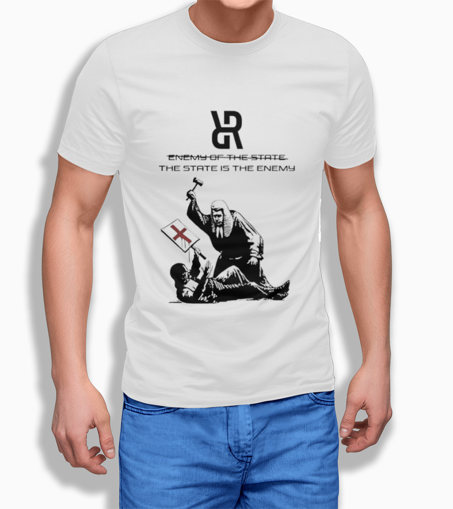 Revolutionary Struggle Judging The State Is The Enemy Political Protest T-Shirt