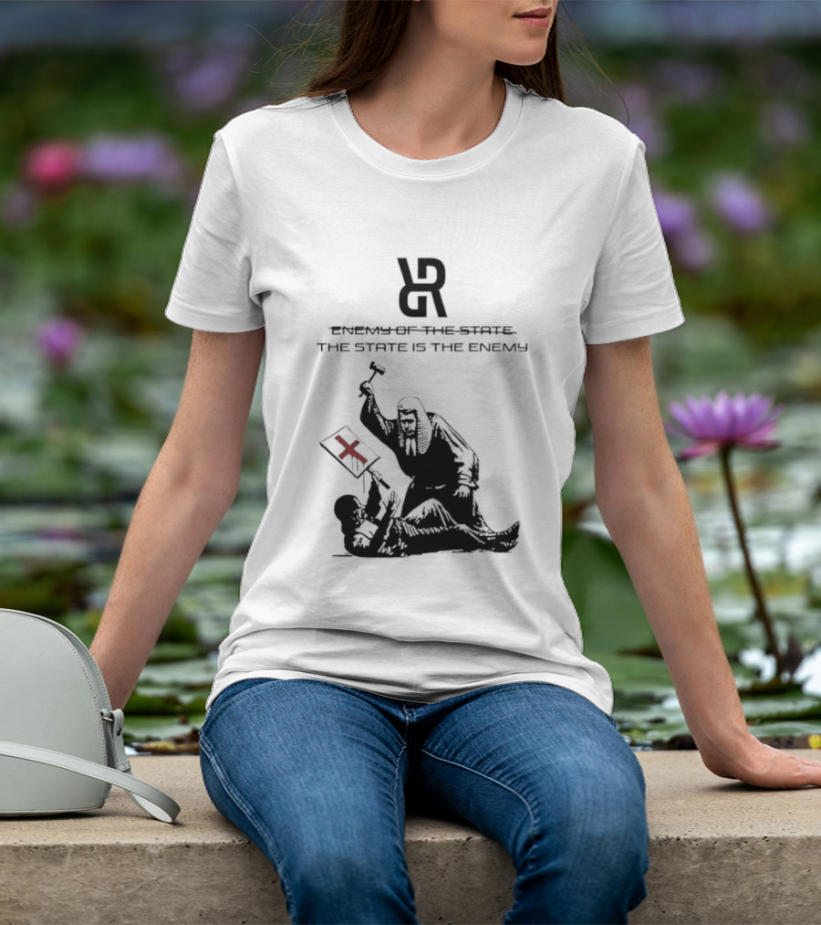 Revolutionary Struggle Judging The State Is The Enemy Political Protest T-Shirt