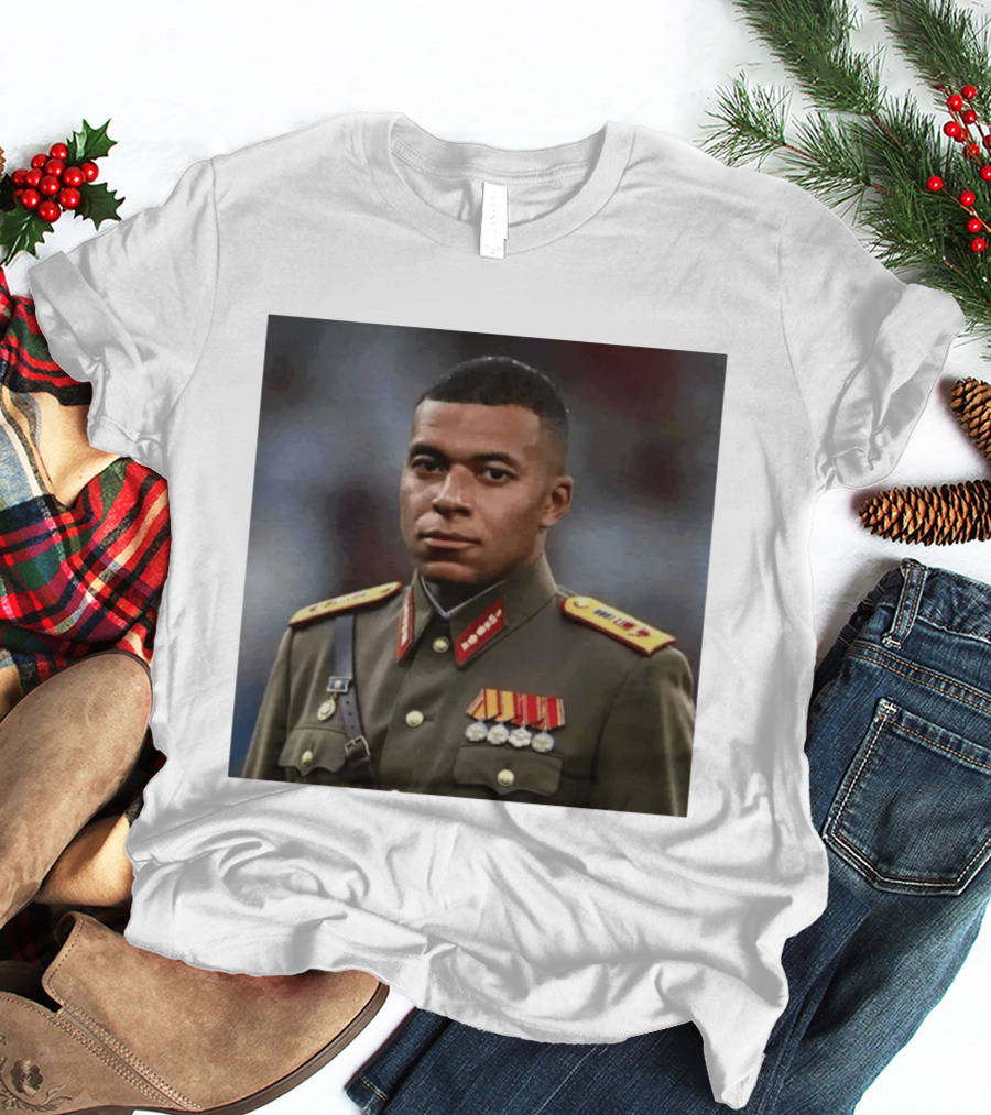 Kylian Mbappe Military Uniform Real Madrid Dictator T-Shirt