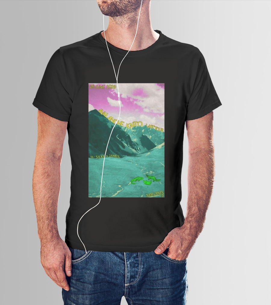 Avalanche Kaito Last Tour 26 June 2026 Magasin 4 Brussels With Silke And James T-Shirt