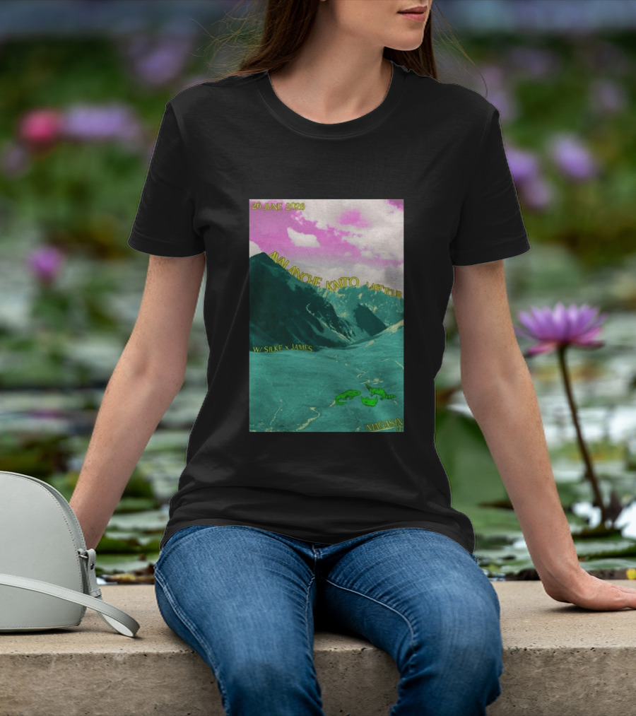 Avalanche Kaito Last Tour 26 June 2026 Magasin 4 Brussels With Silke And James T-Shirt