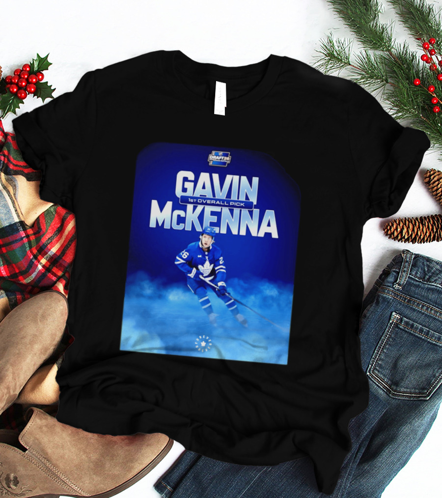 Gavin McKenna 1st Overall Pick 2026 NHL Draft Toronto Maple Leafs T-Shirt