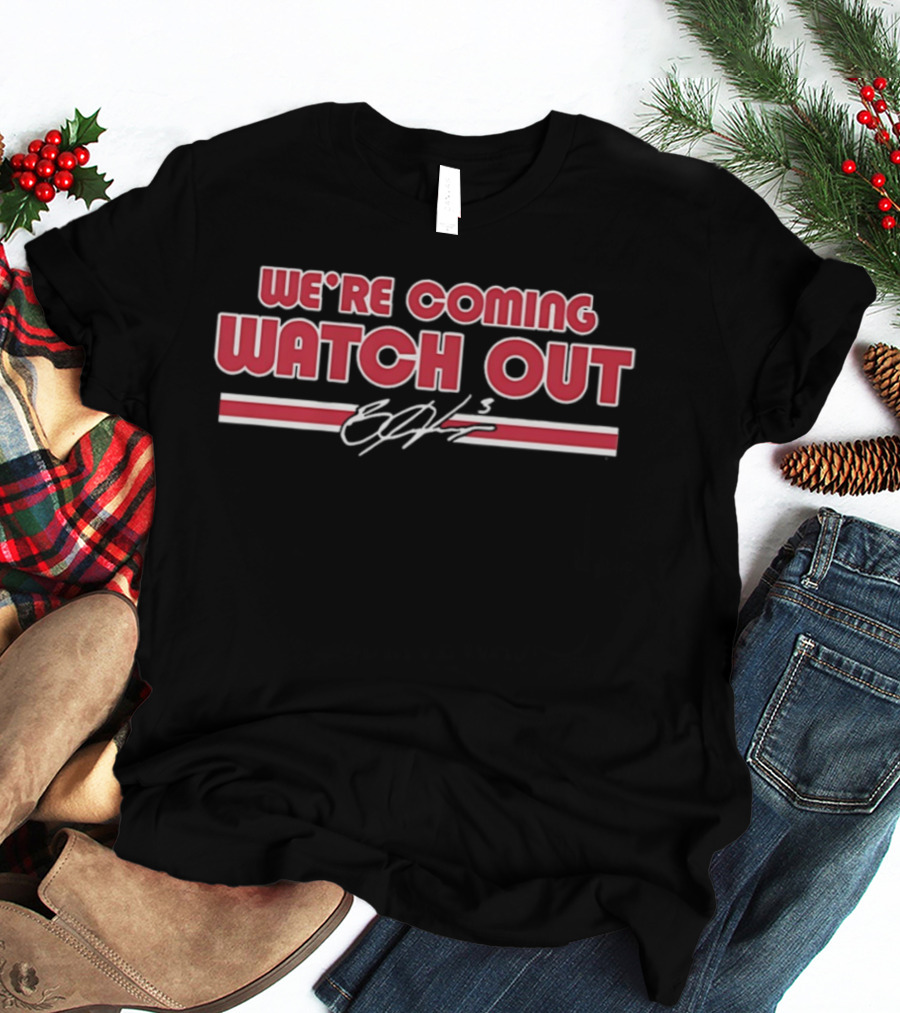 Bryce Harper Philadelphia Phillies We're Coming Out Signature Edition T-Shirt