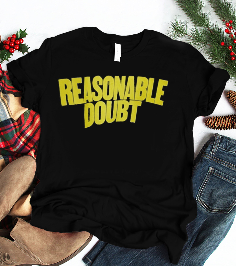 Reasonable Doubt Jay Z Hip Hop Rap Album Classic Bold Yellow T-Shirt