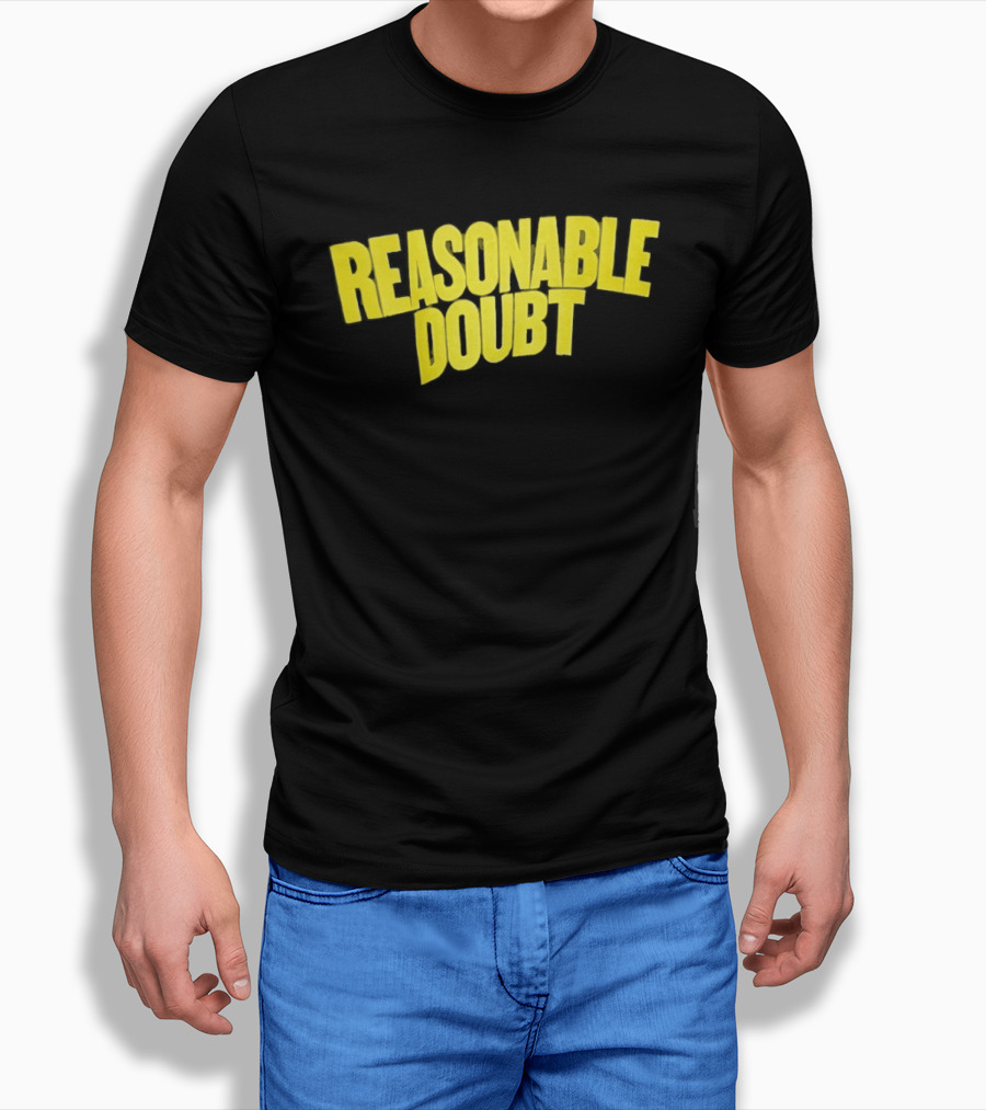 Reasonable Doubt Jay Z Hip Hop Rap Album Classic Bold Yellow T-Shirt