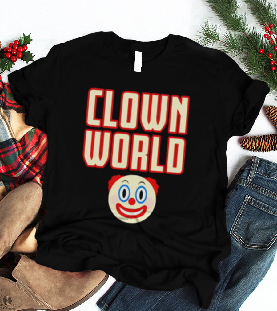 Clown World Satire Humor Iconic Face T-Shirt