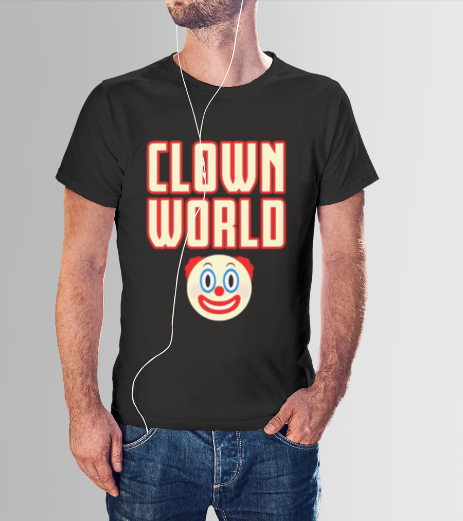 Clown World Satire Humor Iconic Face T-Shirt