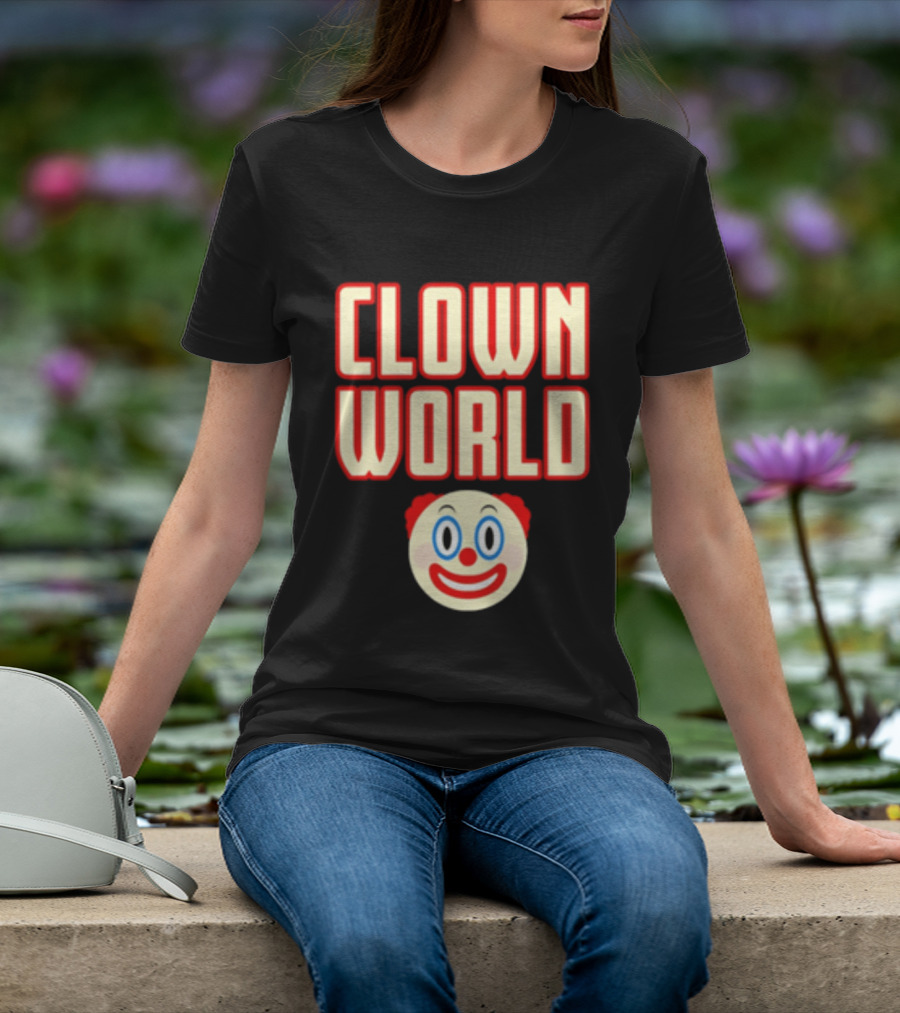 Clown World Satire Humor Iconic Face T-Shirt