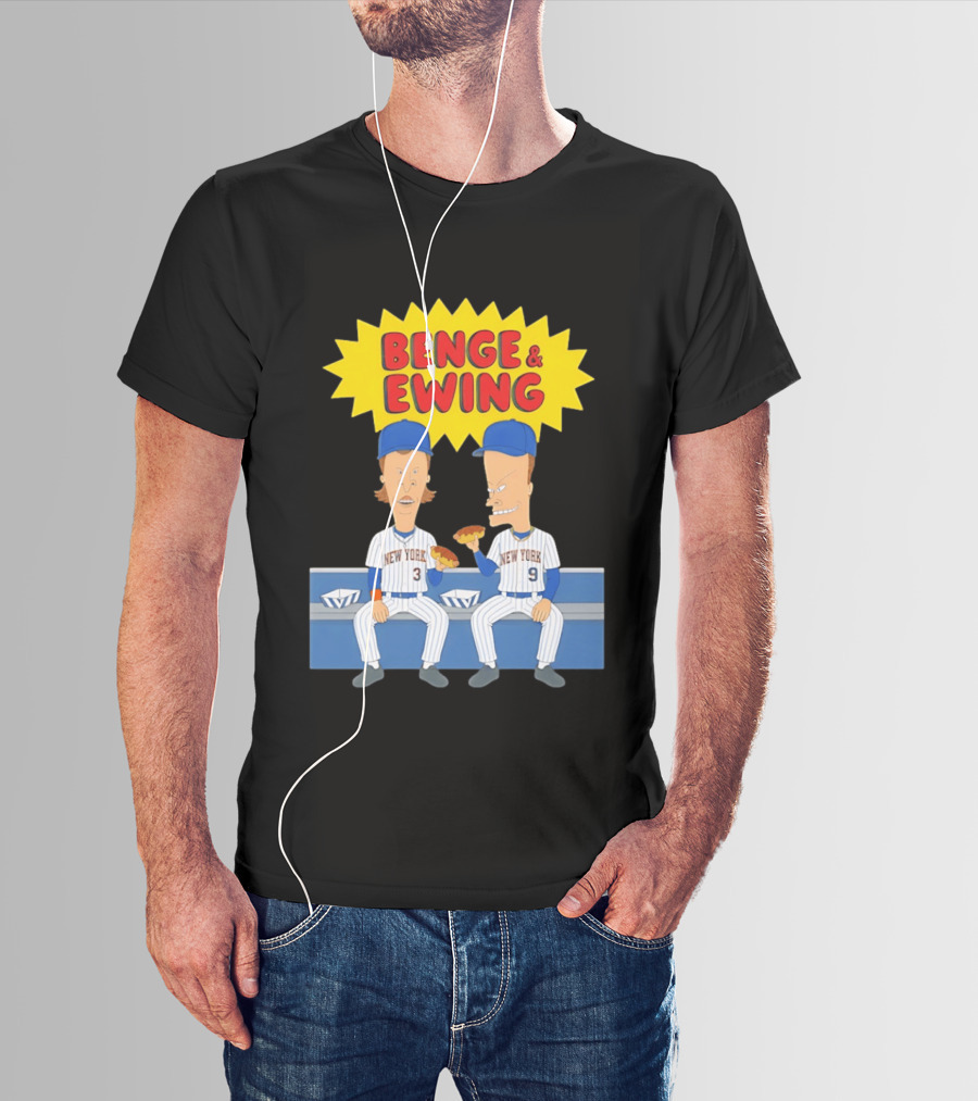 Benge & Ewing New York Mets Beavis And Butt Head T-Shirt