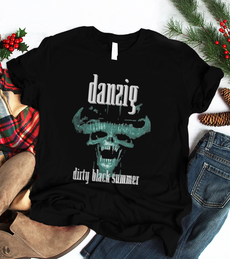 Danzig Dirty Black Summer Beyond Human Dirty T-Shirt