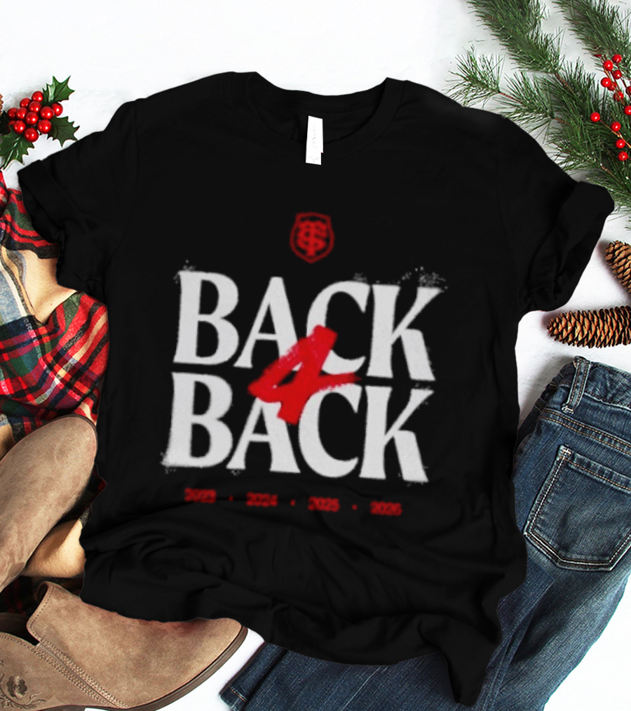 Stade Toulousain Back To Back 4 Times T-Shirt