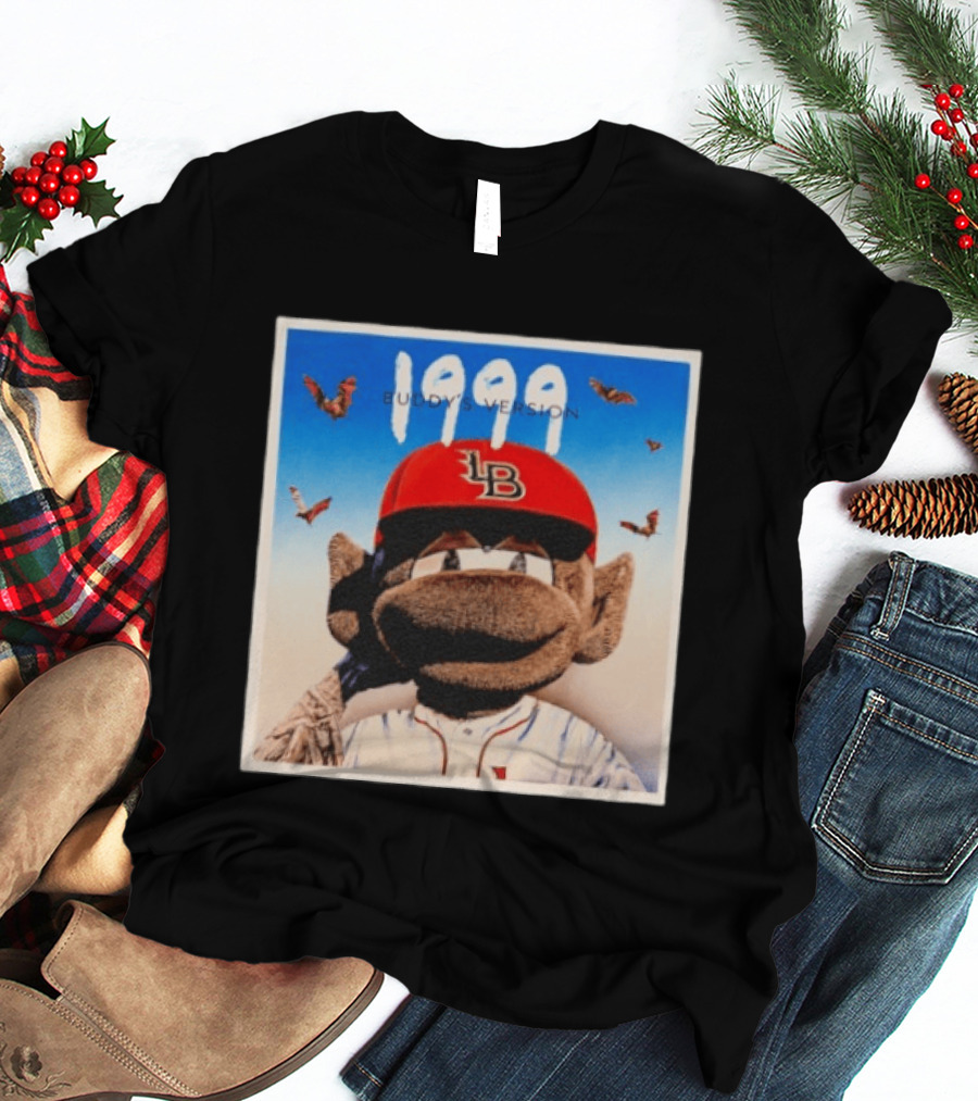 1999 Buddy's Version LB Red Cap Baseball T-Shirt