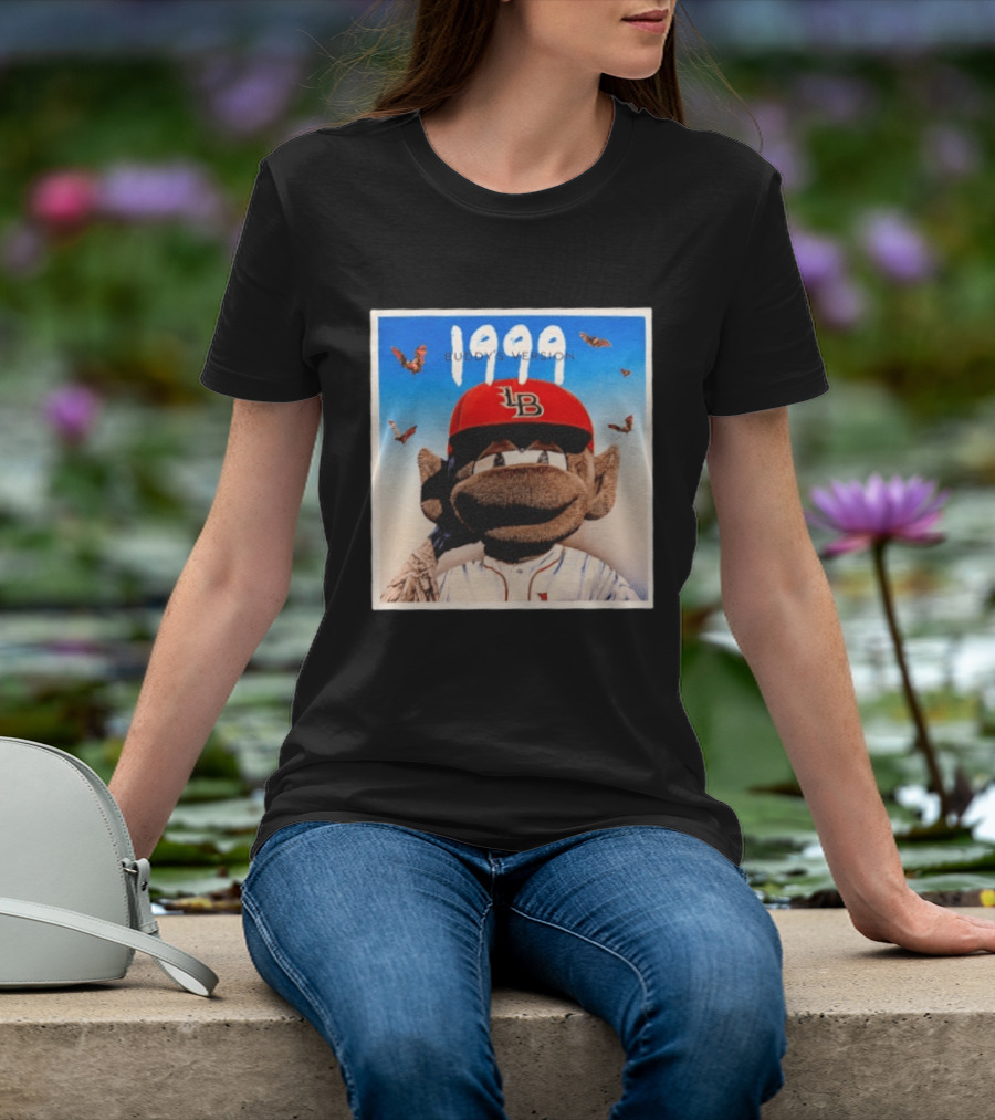 1999 Buddy's Version LB Red Cap Baseball T-Shirt