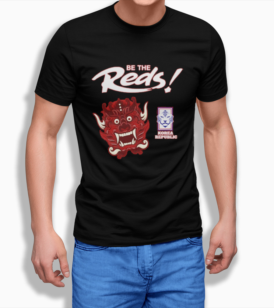 Korea Republic Be The Reds Taeguk Warriors Football Team T-Shirt