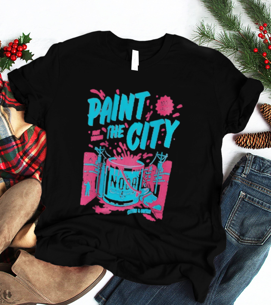 Paint The City Nola New Orleans Drew Orleans T-Shirt