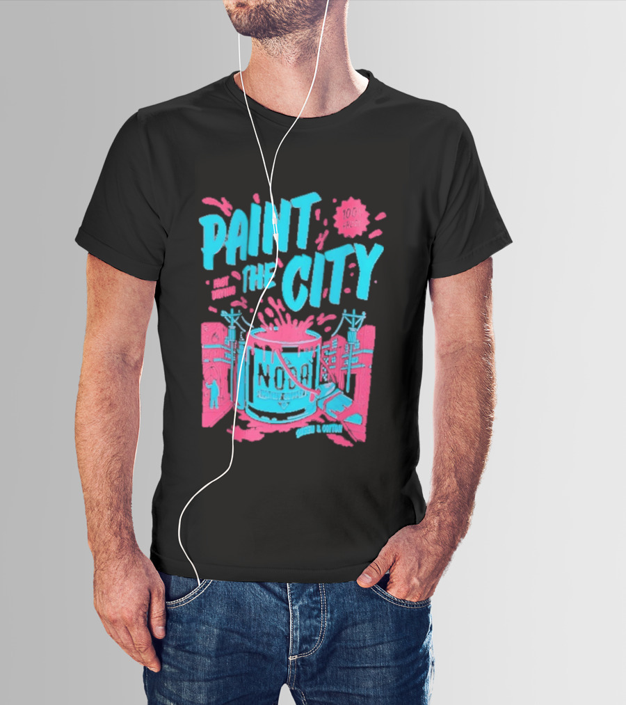 Paint The City Nola New Orleans Drew Orleans T-Shirt