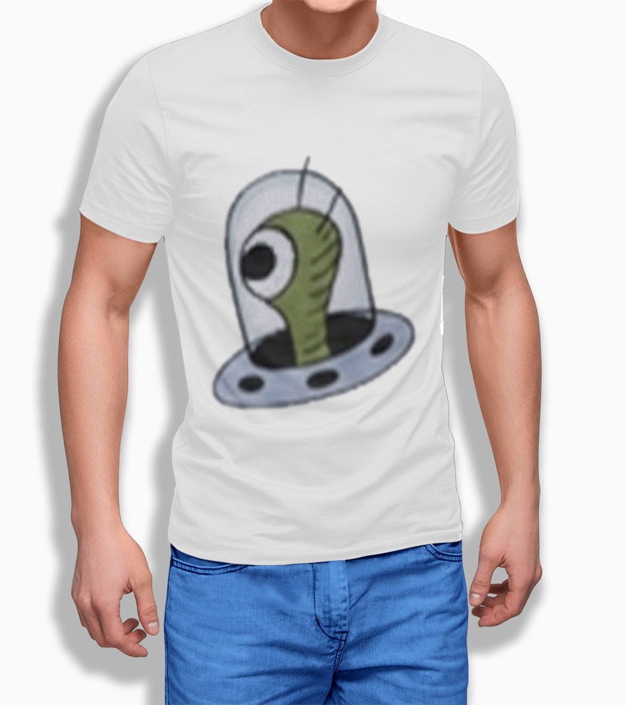 Bizarro Secret UFO Alien Spaceship T-Shirt
