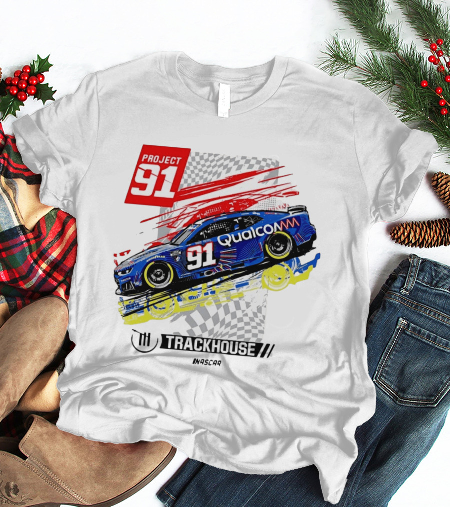 Project 91 Trackhouse Racing Qualcomm NASCAR T-Shirt