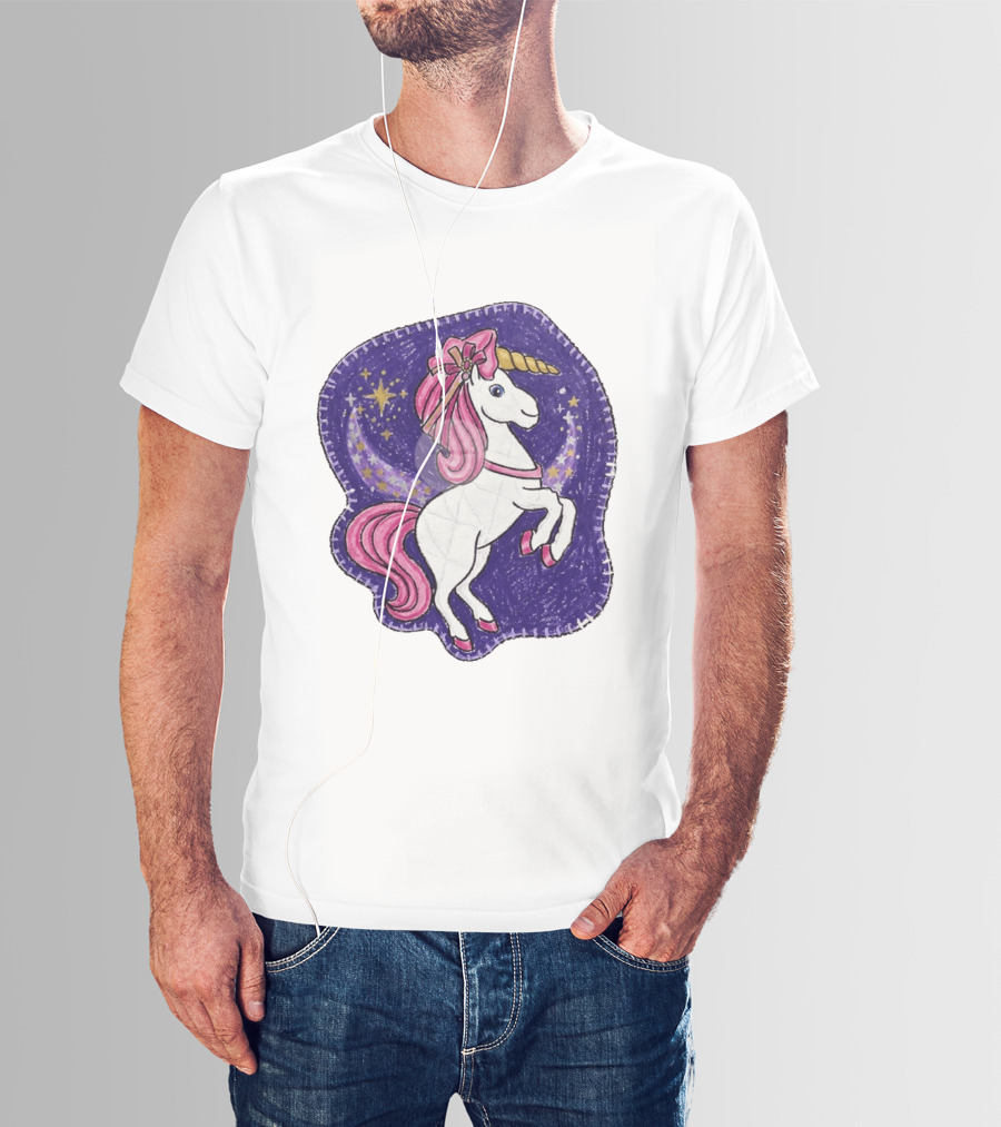 Lizzie Unicorn Dreams Come True Disney Starry Night T-Shirt