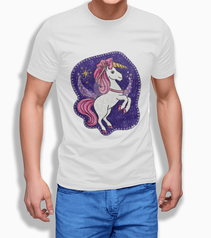 Lizzie Unicorn Dreams Come True Disney Starry Night T-Shirt