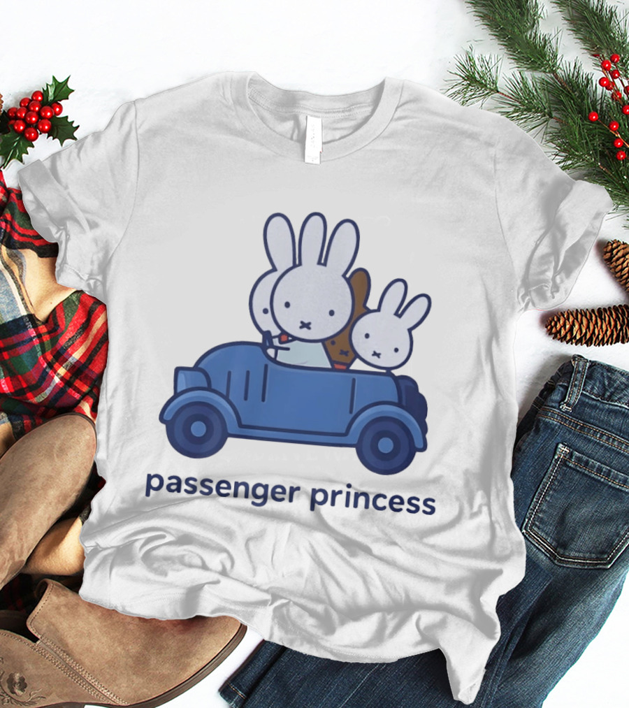 Miffy Passenger Princess Bunny Rabbit Car Ride T-Shirt