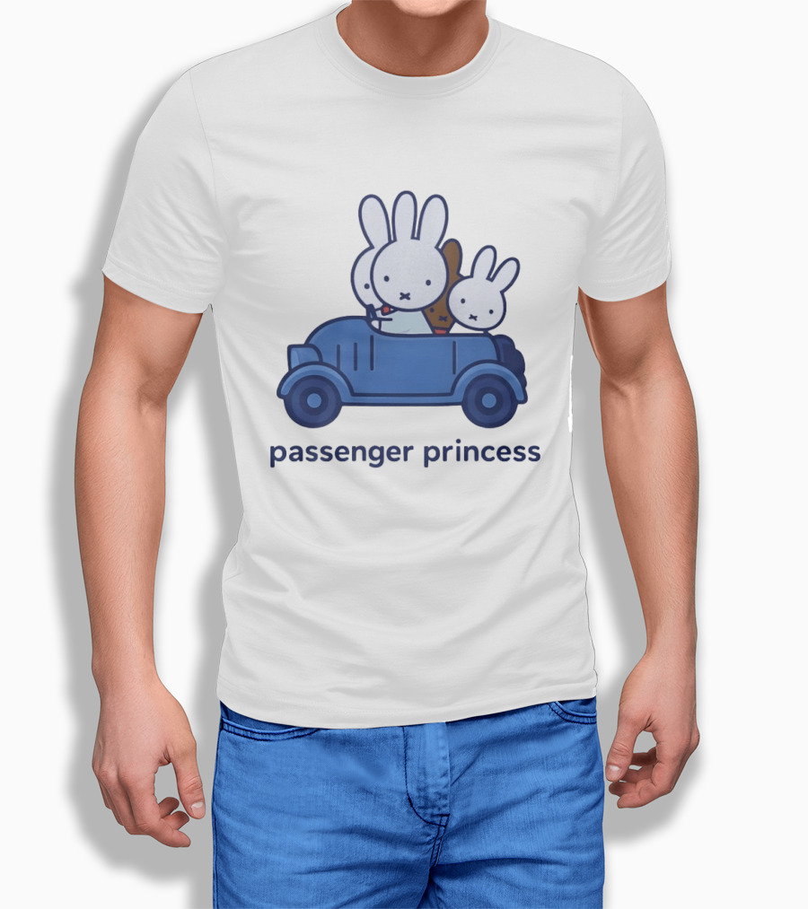 Miffy Passenger Princess Bunny Rabbit Car Ride T-Shirt