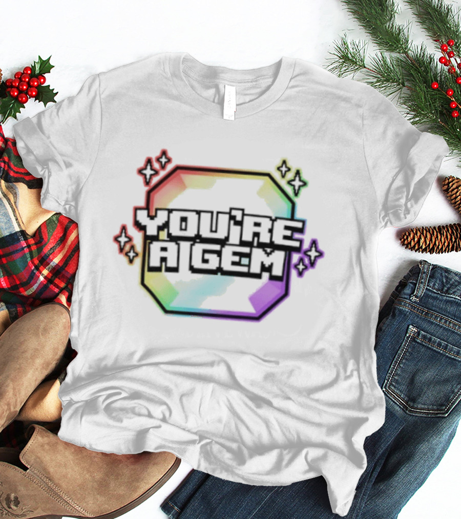 You're A Gem Emidivergent Pride Stars Rainbow T-Shirt