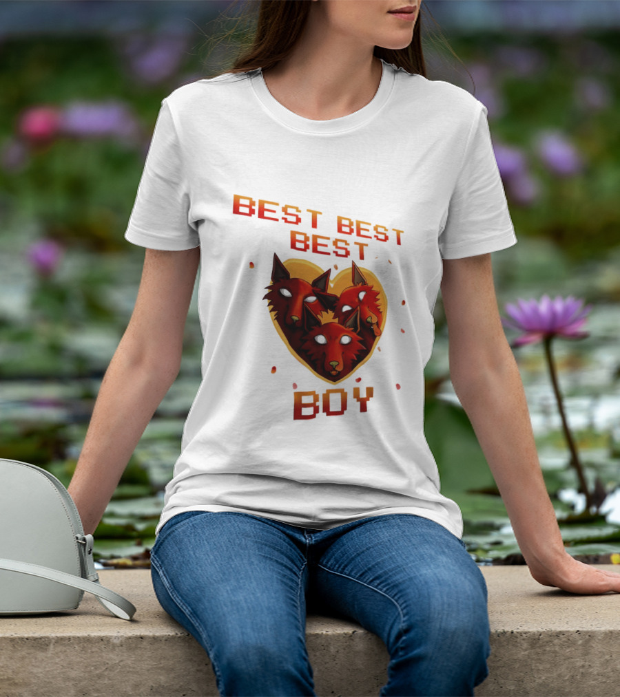 BEST BEST BEST BOY Fox Trio T-Shirt
