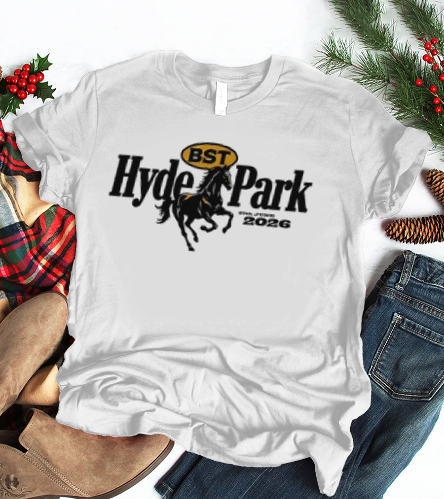 Garth Brooks BST Hyde Park 2026 Event Featuring Iconic Horse T-Shirt