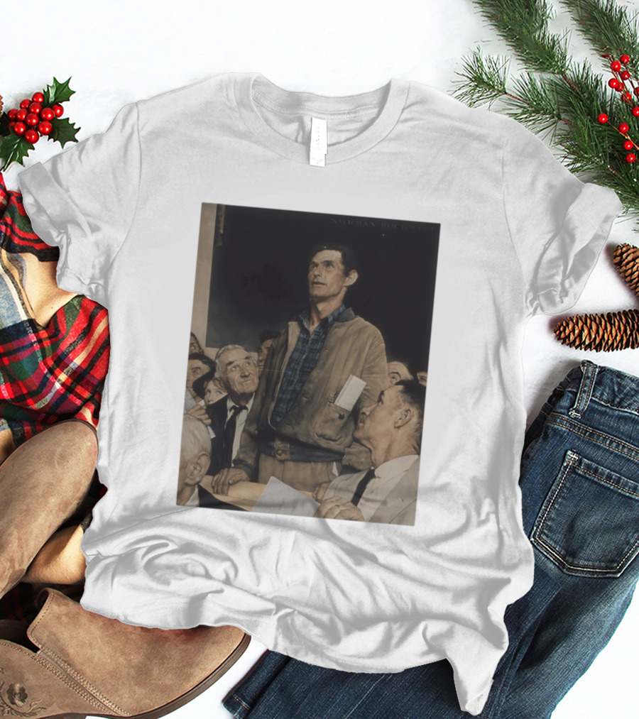 Norman Rockwell Four Freedoms 1943 Freedom Of Speech Timeless T-Shirt