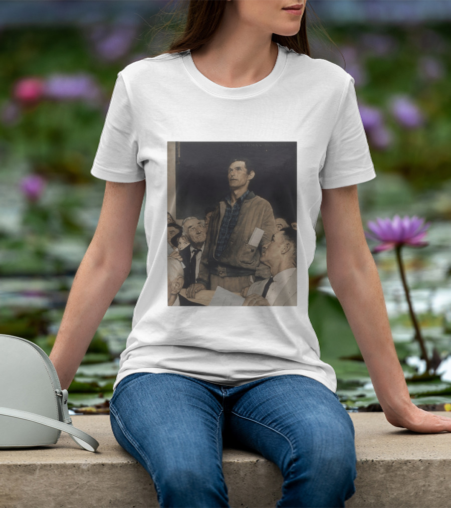 Norman Rockwell Four Freedoms 1943 Freedom Of Speech Timeless T-Shirt