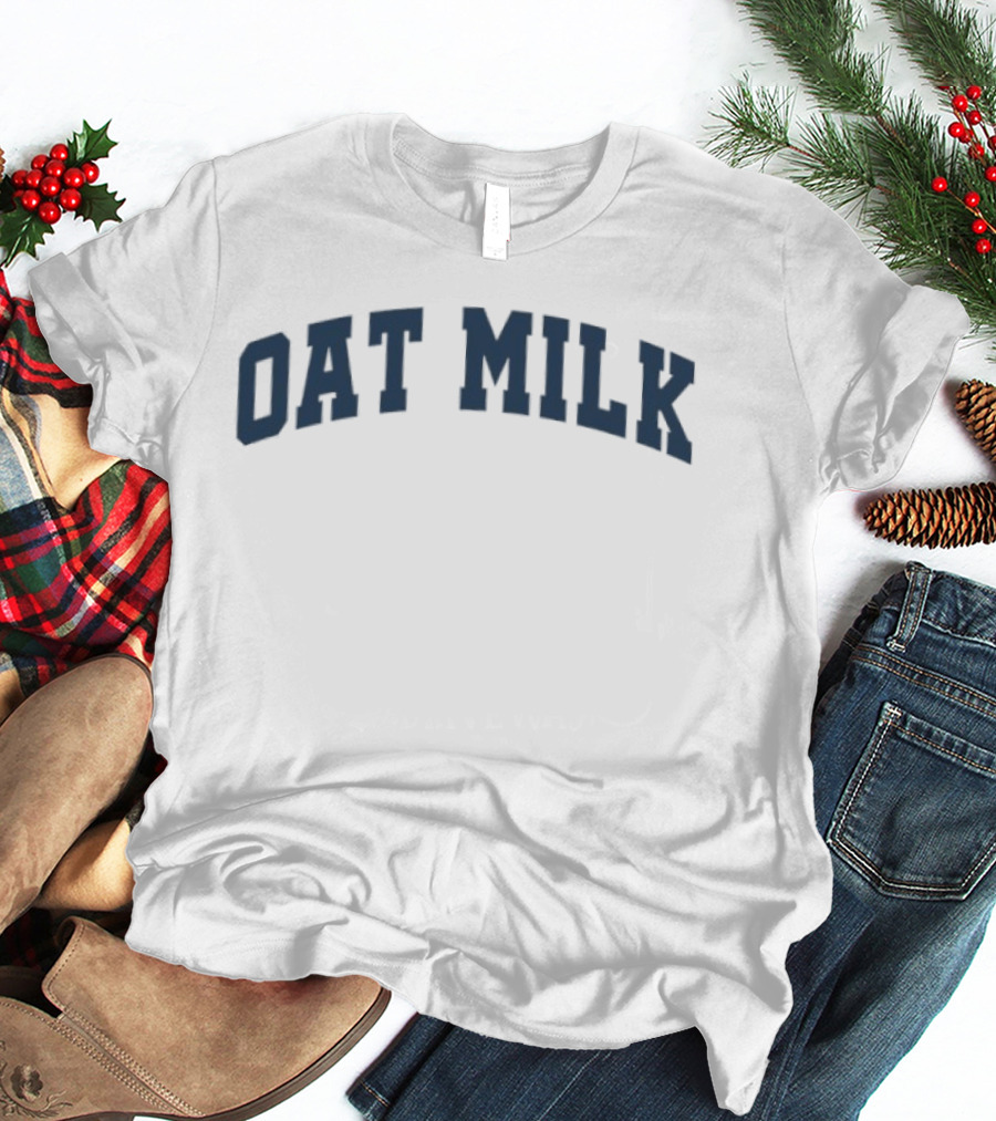 Oat Milk U Arch Lettering T-Shirt