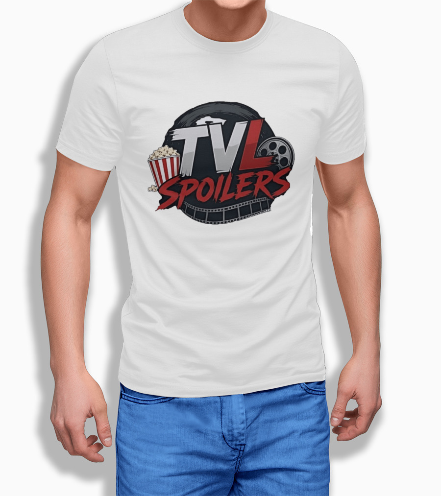 TVL Spoilers Cinema Movie Lover Popcorn Film Reel T-Shirt