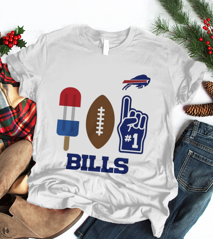Buffalo Bills Football Popsicle Foam Finger 2026 Season T-Shirt