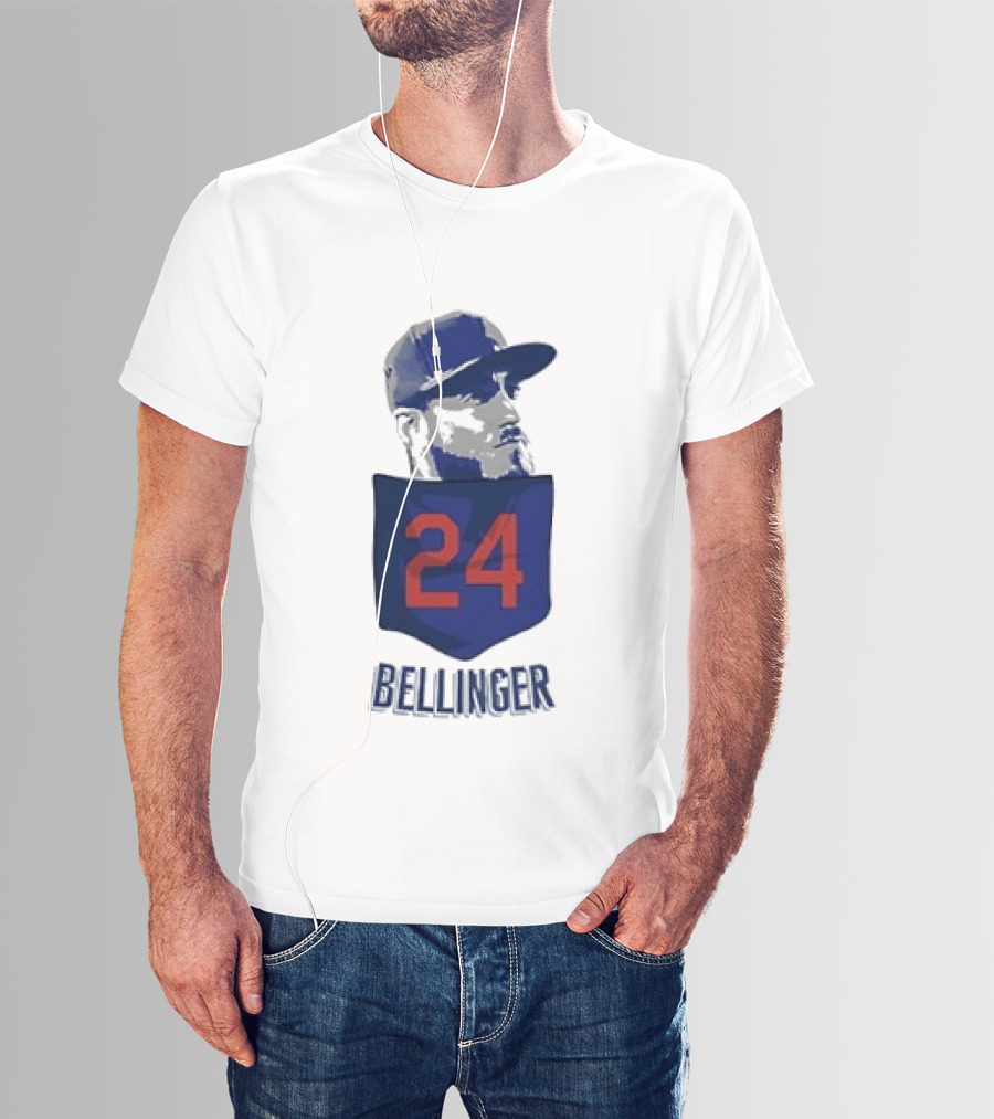 Cody Bellinger 24 Chicago Cubs Bellinger Baseball MLB Pocket Cap T-Shirt